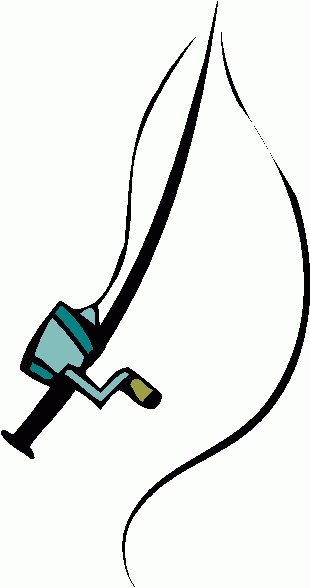 Fishing pole clipart clipart