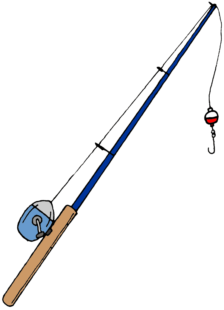 Fishing pole clipart kid 2