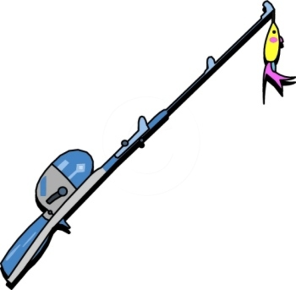 Fishing pole clipart kid 3