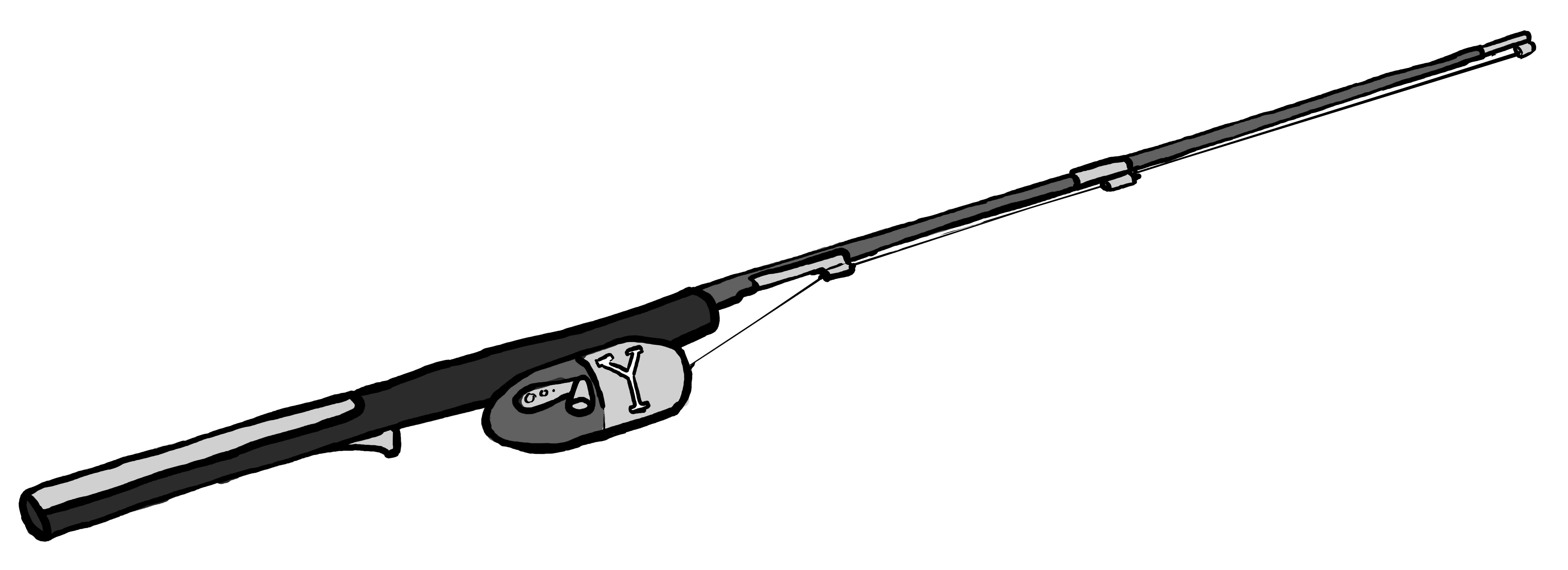 Fishing pole picture clipart