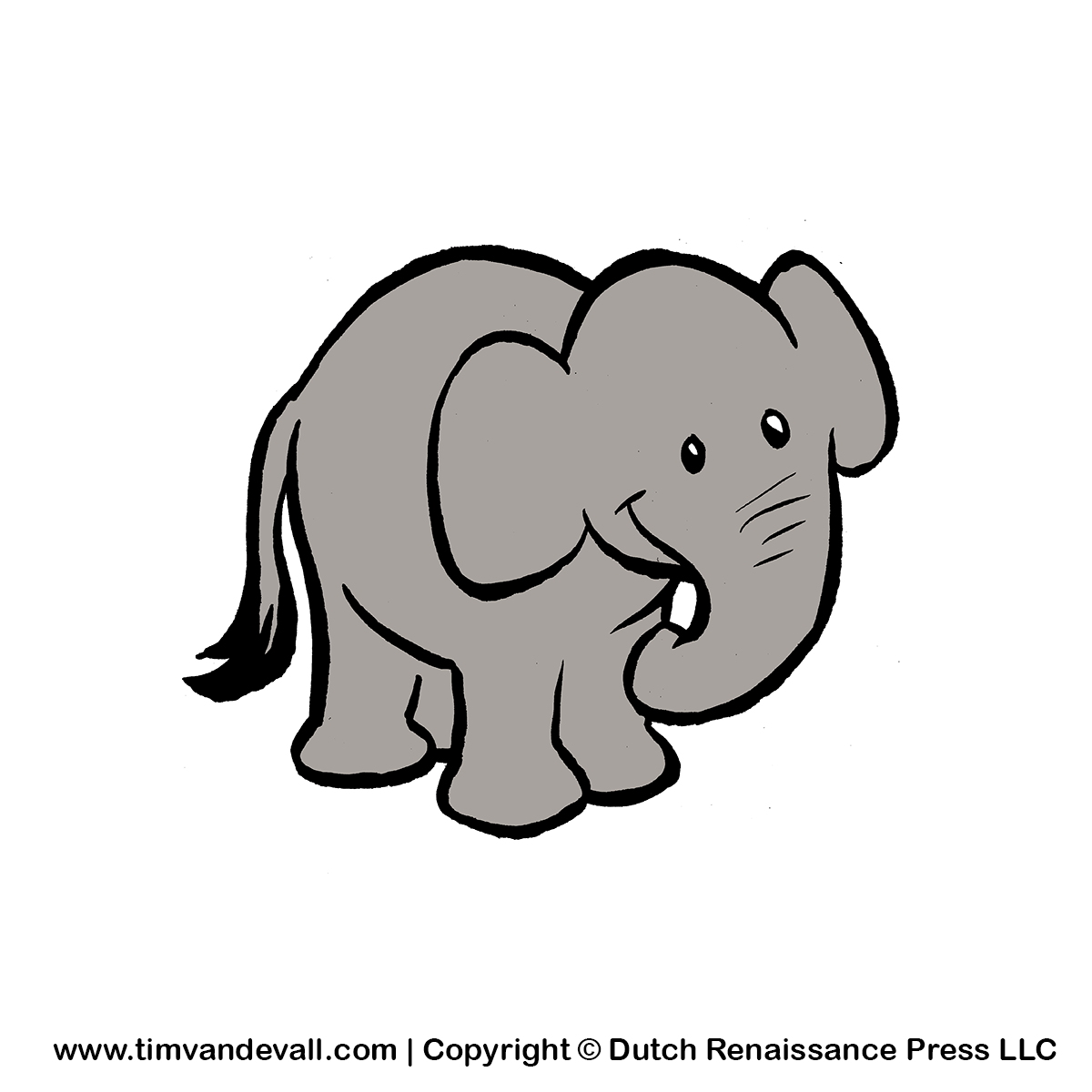 Free baby elephant clipart for kids printable animal clip art