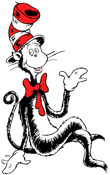 Free cat in the hat clipart clipart