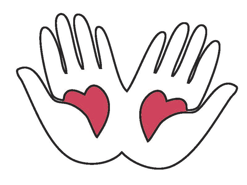 Giving hands clipart free images 4