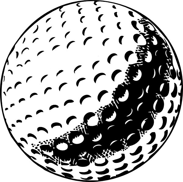 Golf ball clipart 4