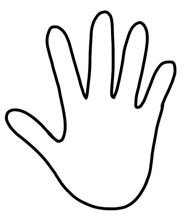 Hands and feet clipart kid