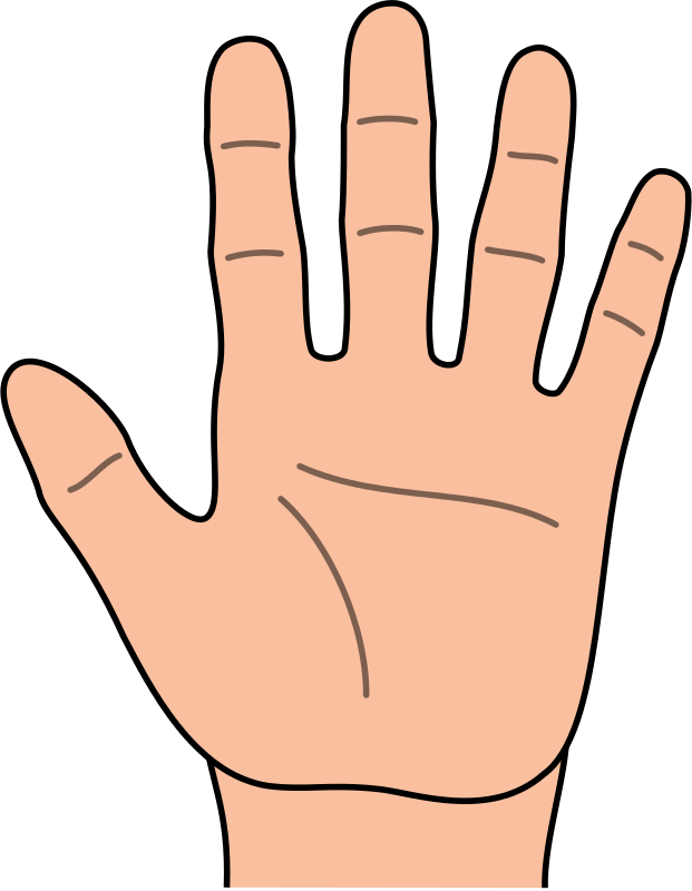 fingers clipart for kids