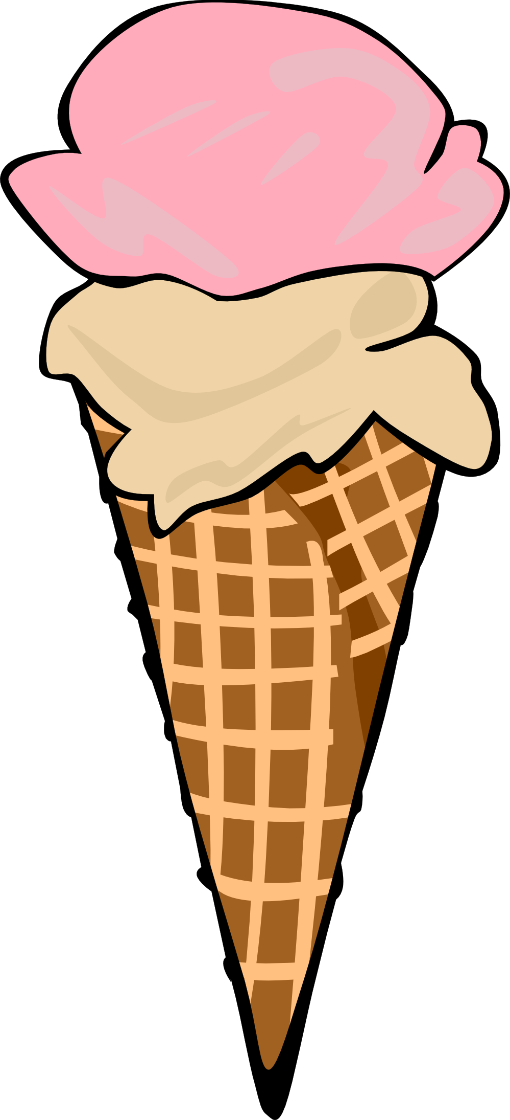Ice cream cone clip art 3
