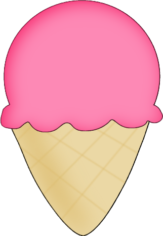 Ice cream cone clipart of ice