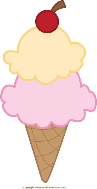 Ice cream cone ice creamne clip art summer clipart image 5