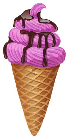 Ice cream cones cute clipart and on 3