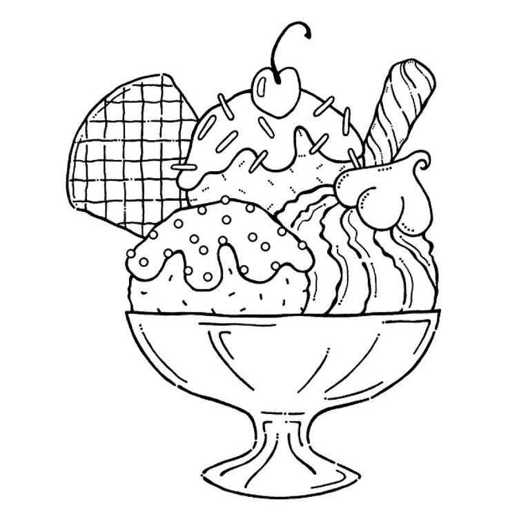 Ice cream sundae clipart 10
