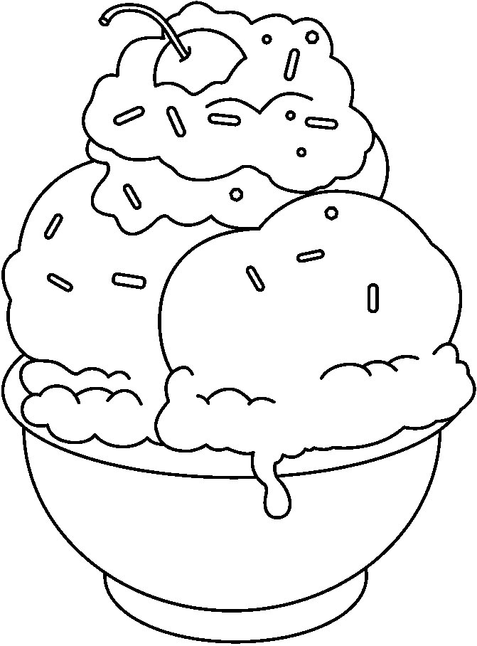Ice cream sundae clipart 9