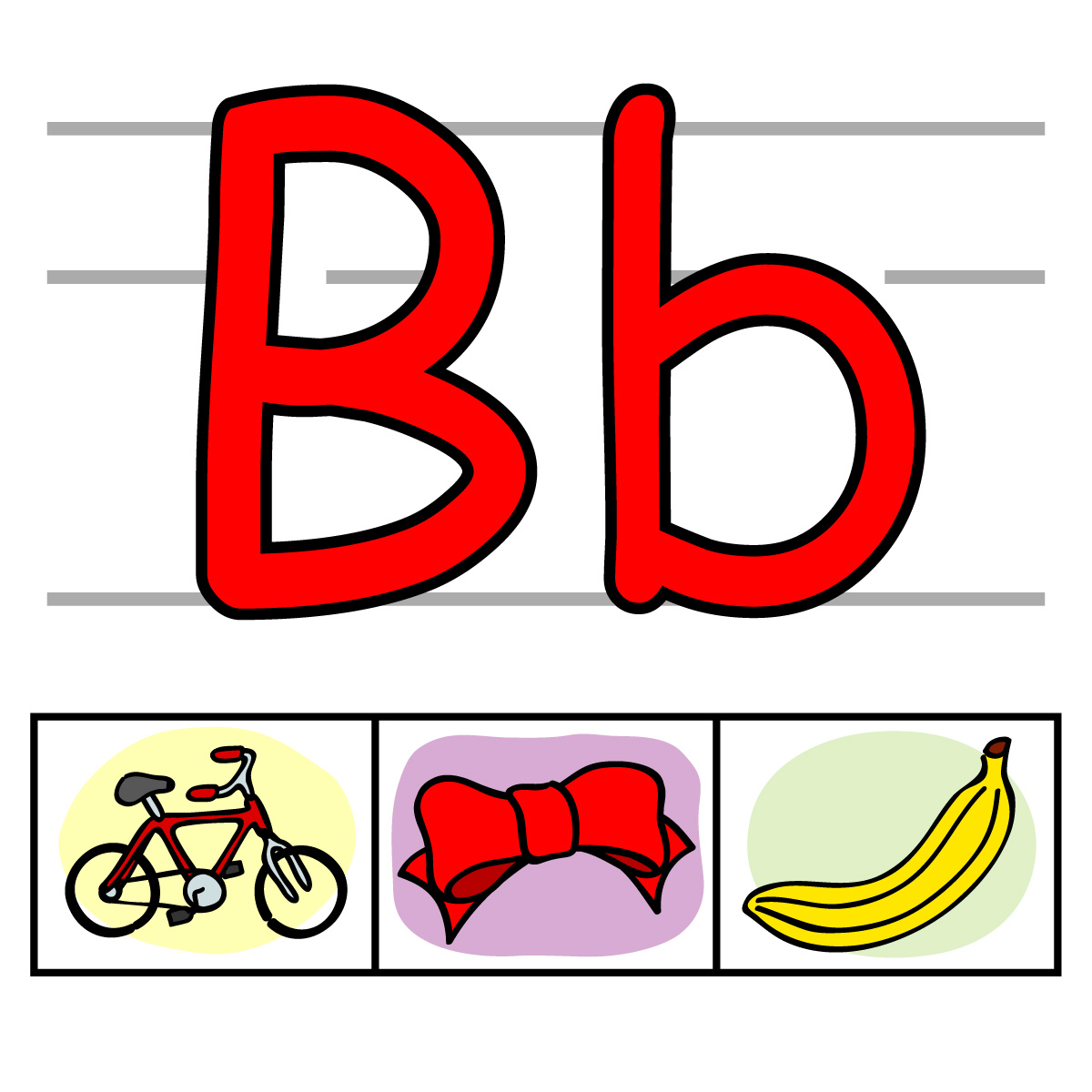 Individual alphabet letters clipart kid 3