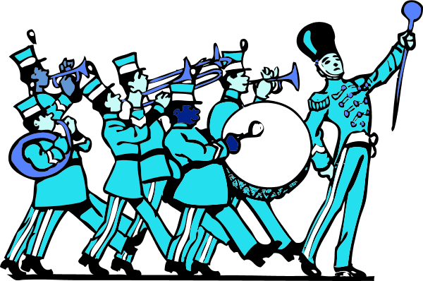 Marching band clipart kid