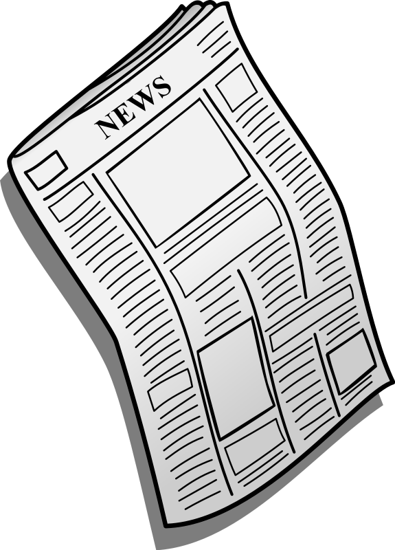 Newspaper clipart free images 2