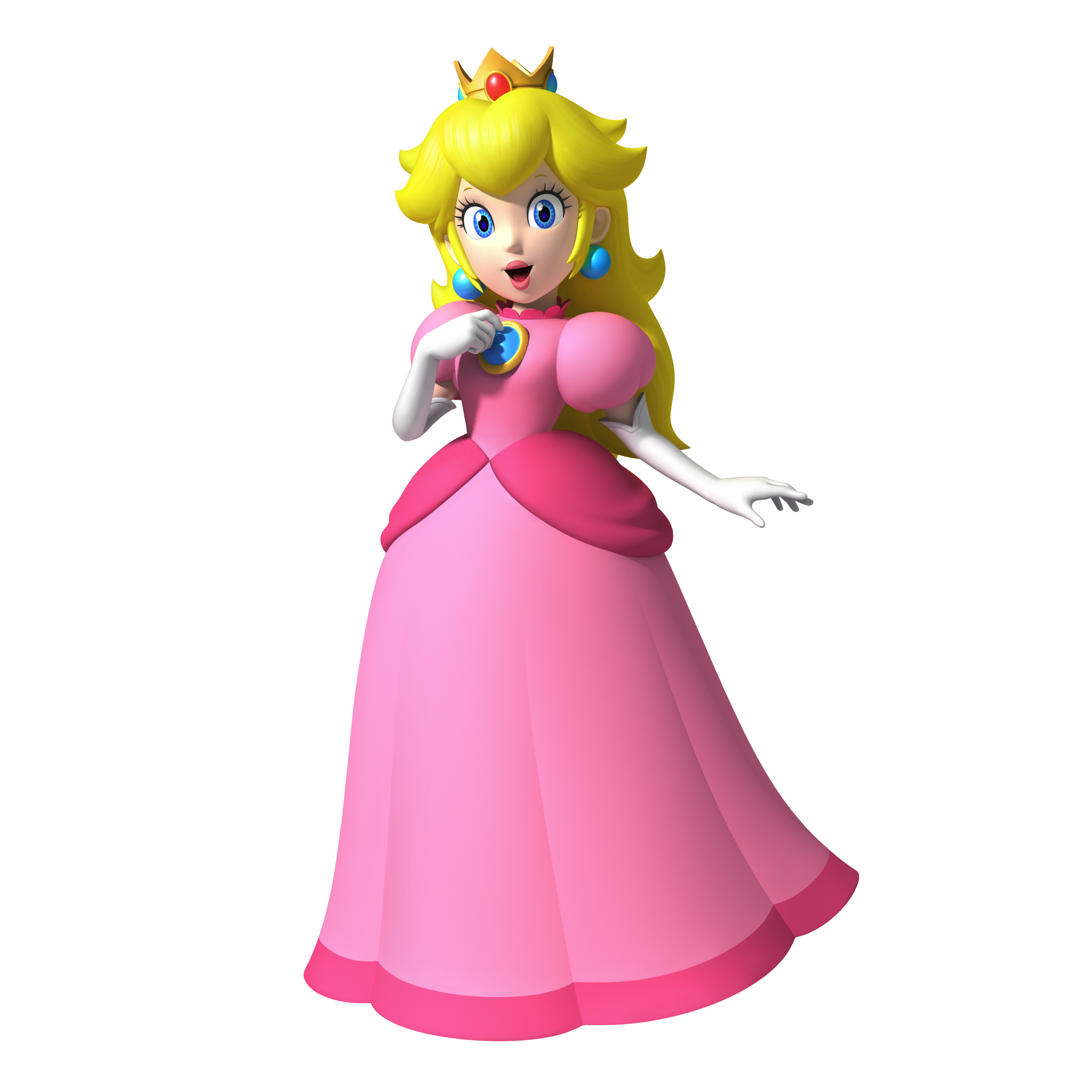 Peach mario brothers princess clipart