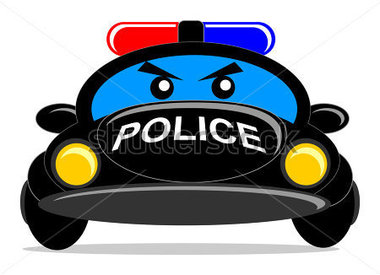 Police car clip art 5