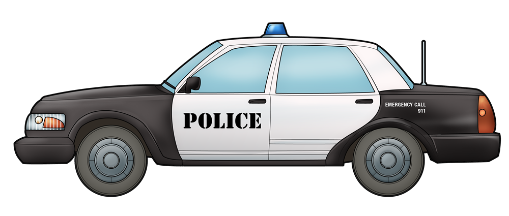 Police car free to use clip art 2