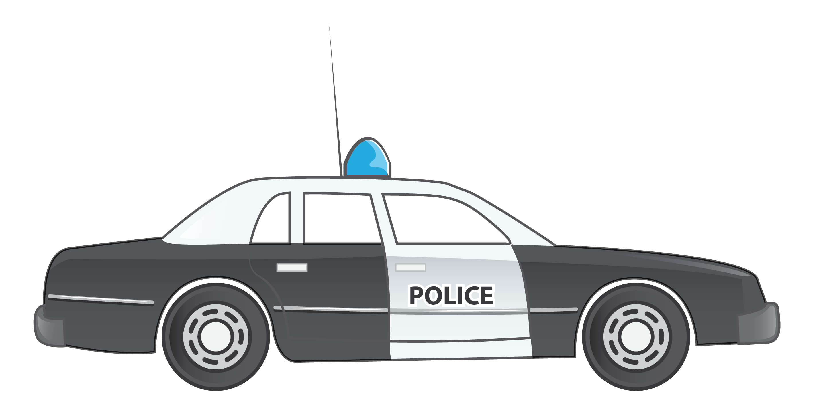 Police car free to use clipart 2