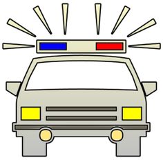 Police cars car sketch and on clip art