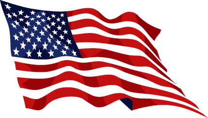 Us flag american flag usa waving clipart clipartcow 2