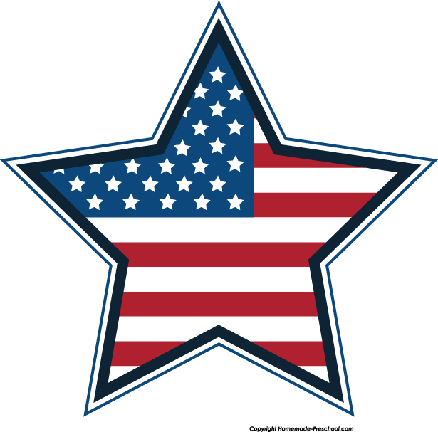 Us flag free american flags clipart 5