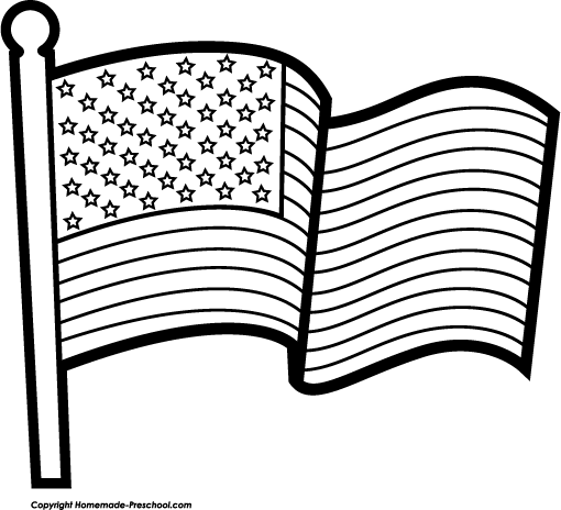 Us flag free american flags clipart 6