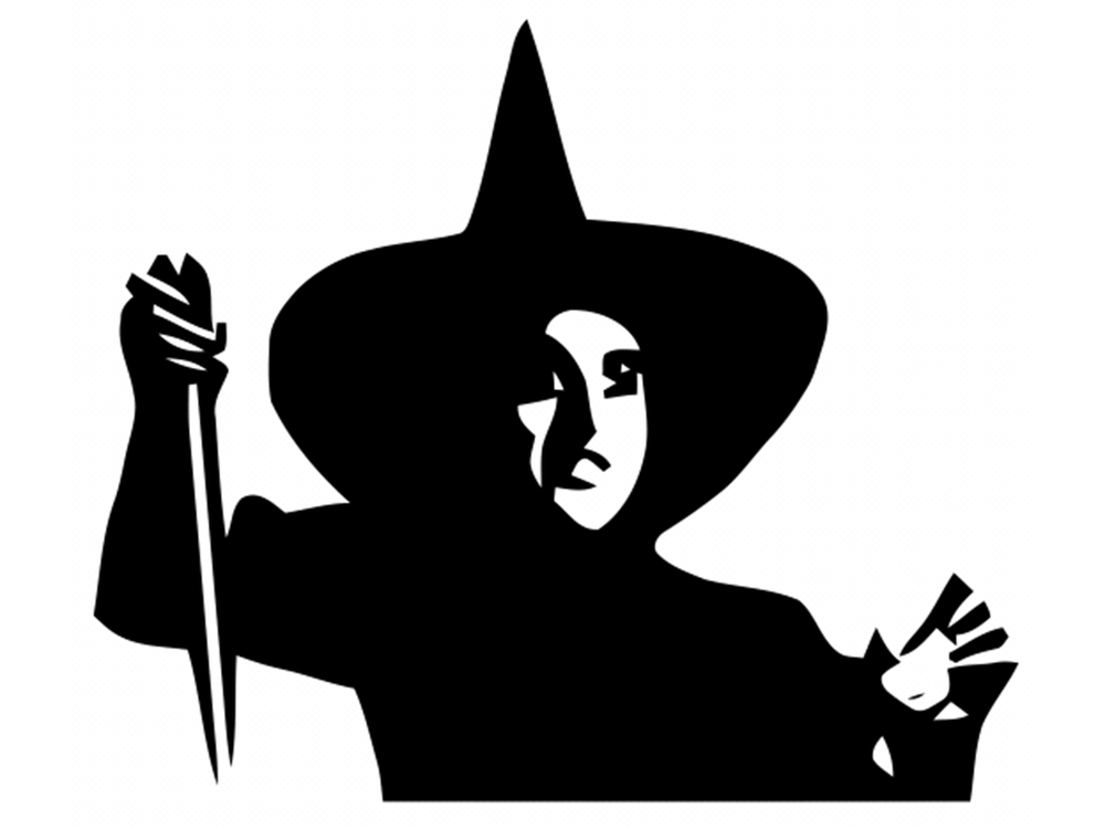 Wizard of oz wicked witch clipart