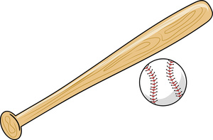 Baseball bat baseball and bat clipart image clip art a