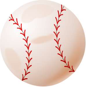 Baseball clip art at vector
