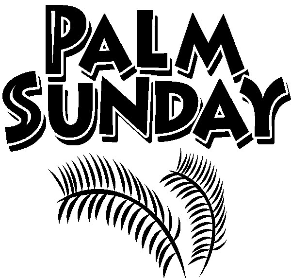 Beautiful palm sunday coloring pages and clip art pictures