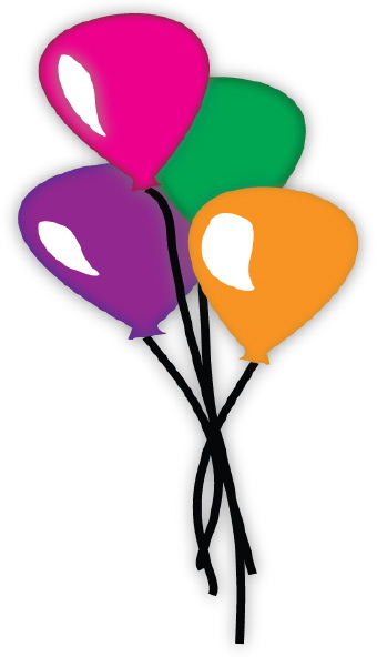 Birthday balloons birthday clip art