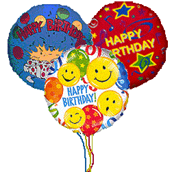 Birthday balloons birthday clipart s graphics