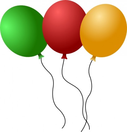 Birthday balloons clipart craft projects