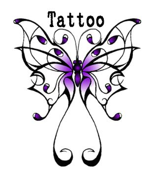 Butterfly tattoo clipart clipartfest