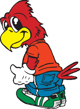 Cardinal mascot clip art