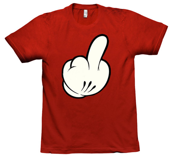 Cartoon middle finger clipart 3