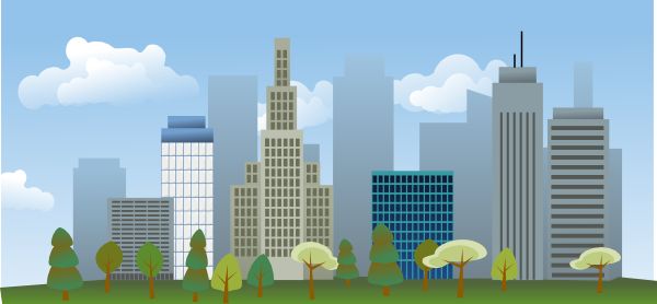 City background clipart