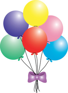 Clip art birthday balloons clipart