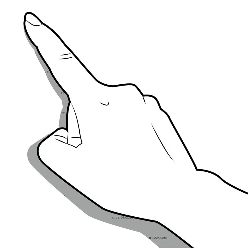 Clip art middle finger 6