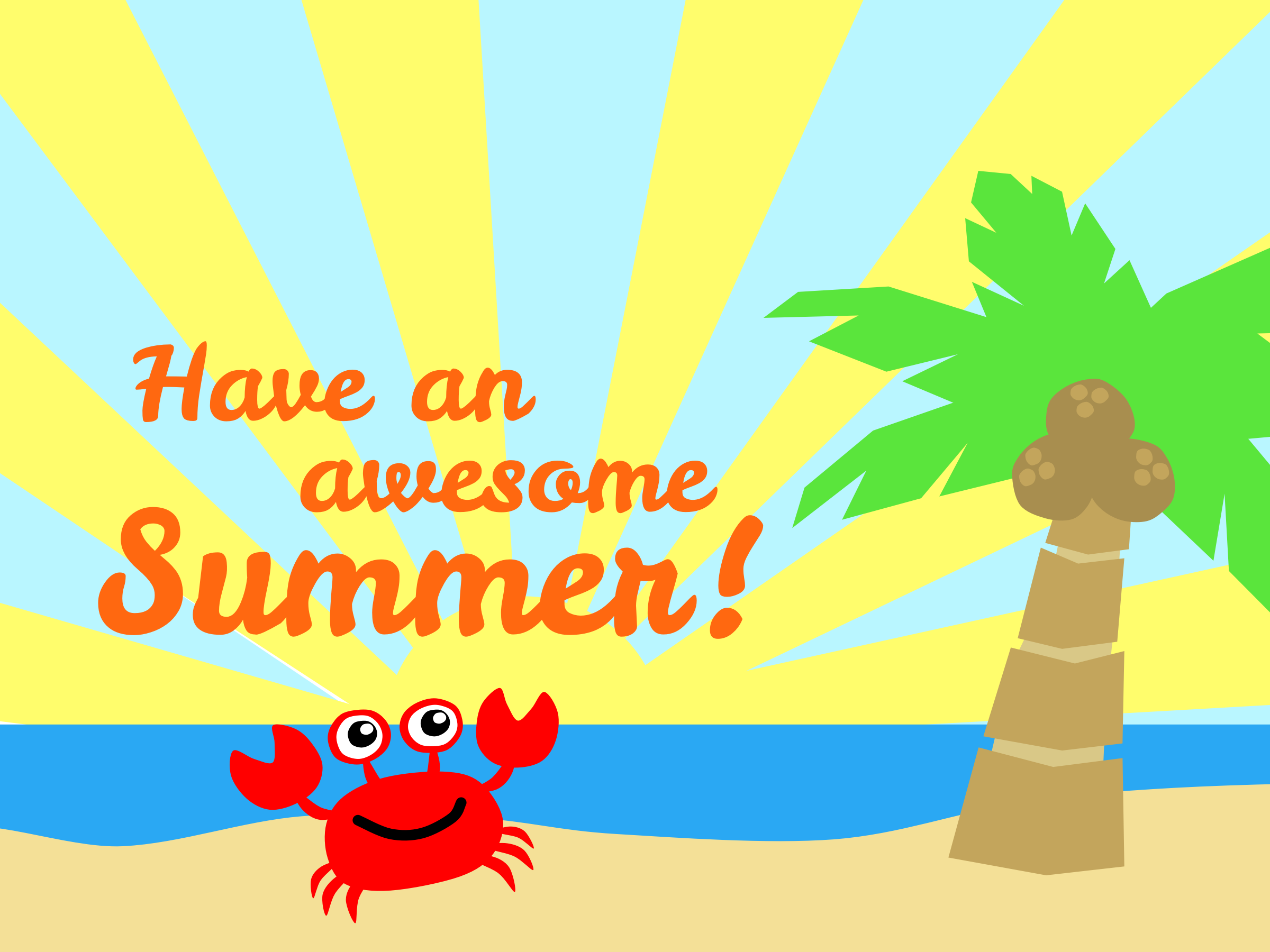 Clipart awesome summer