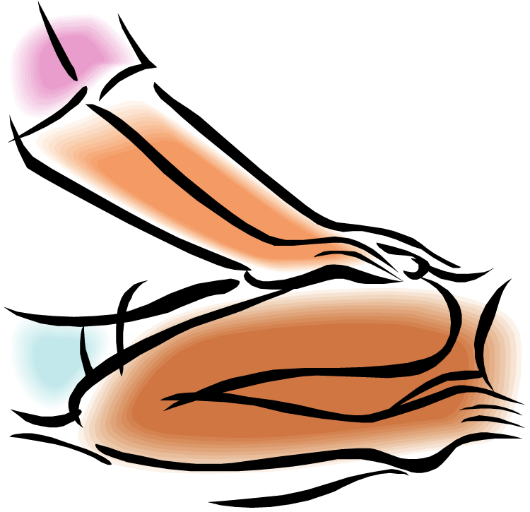 Clipart massage line art image 2