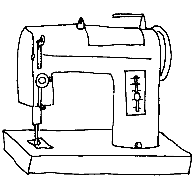 Clipart of sewing machine clipartfest