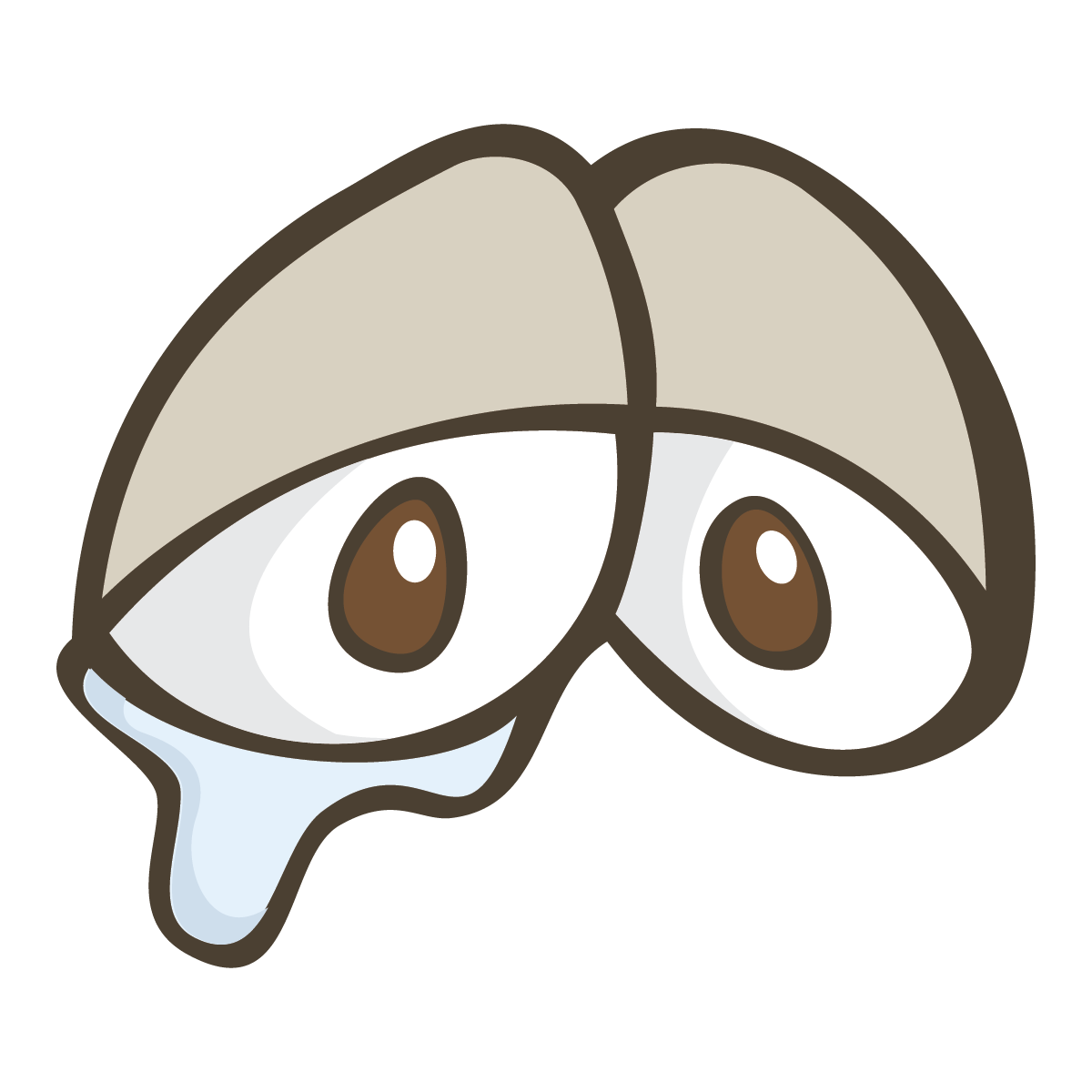 Crying eye clipart