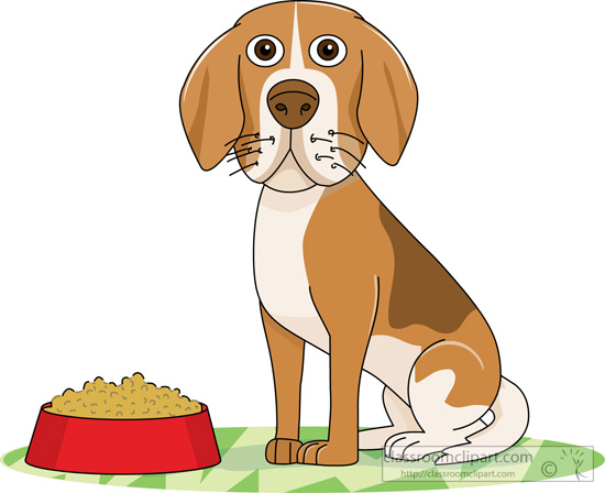 Dogs dog sitting clipart kid
