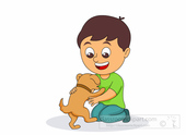 dog growing up clipart