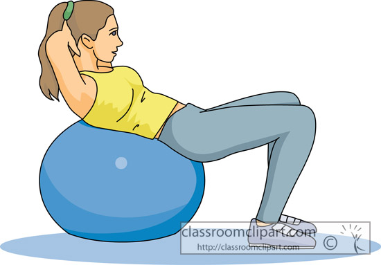 Exercise workout clip art clipart image 4