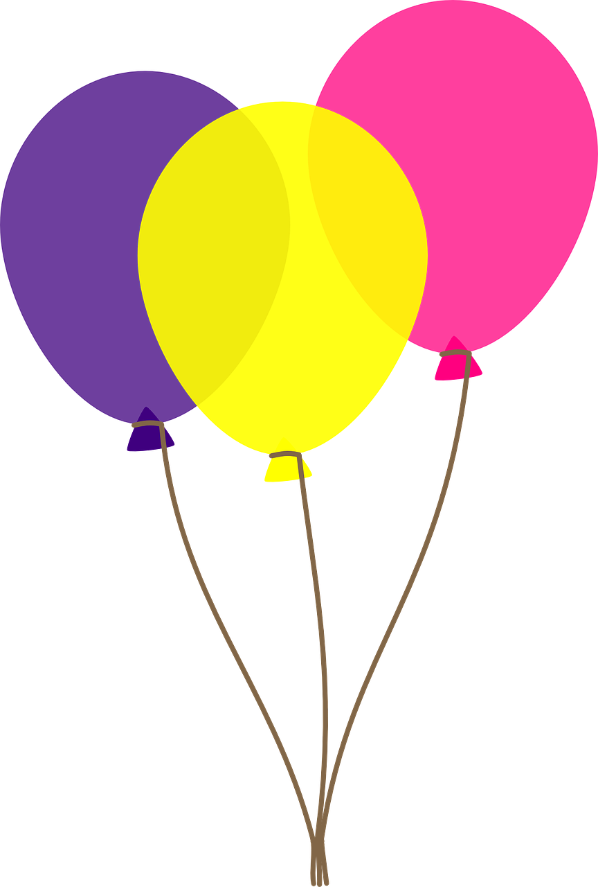 CRMla: Transparent Background Birthday Balloons Clipart Png