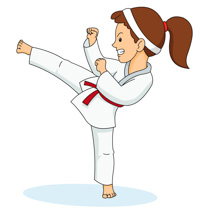 Free sports karate clipart clip art pictures graphics