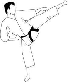 Karate clip art free clipart images